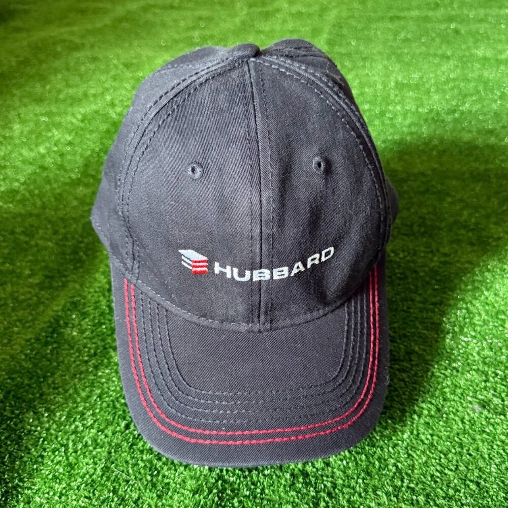 Hubbard 1 Year of Service America Blue Baseball Golf Strapback Cap Hat Size OS
